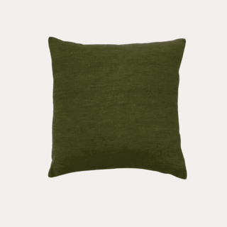 Square Cushion - Olive Green