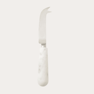 Marble Cheese Knife - White