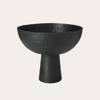 Black Pedestal Bowl - Large